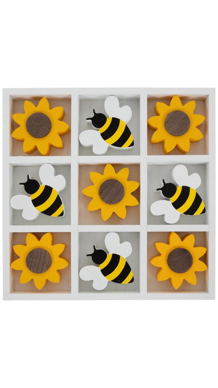 Bee & Sunflower Tic Tac Toe Game | Hobby Lobby | 106015606