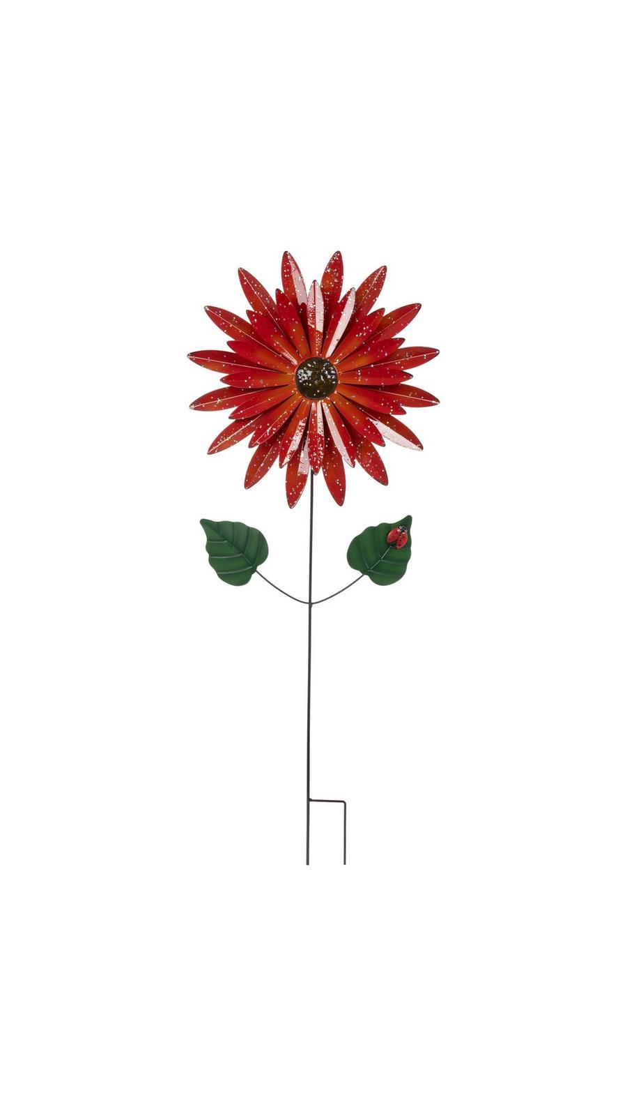Flower With Ladybug Metal Garden Stake | Hobby Lobby | 106018295