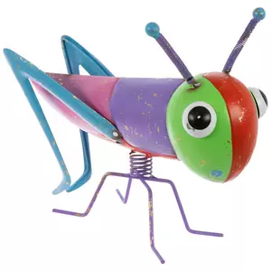 Distressed Bouncy Metal Grasshopper