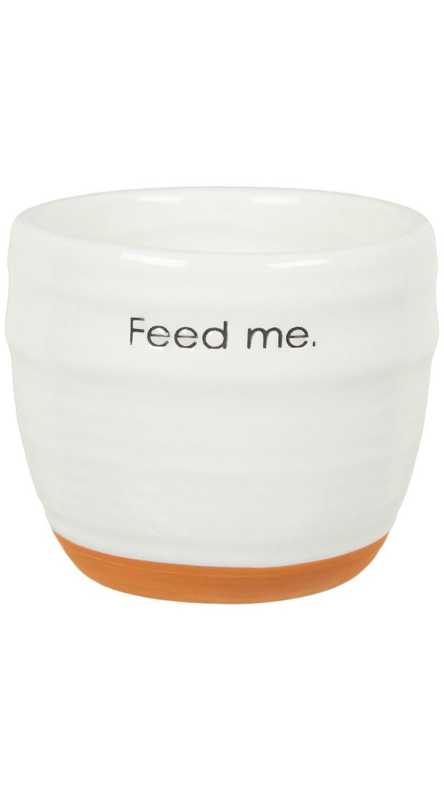 Feed Me Ceramic Flower Pot | Hobby Lobby | 106021018