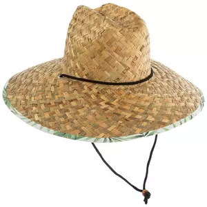 Leafy Tropics Straw Hat