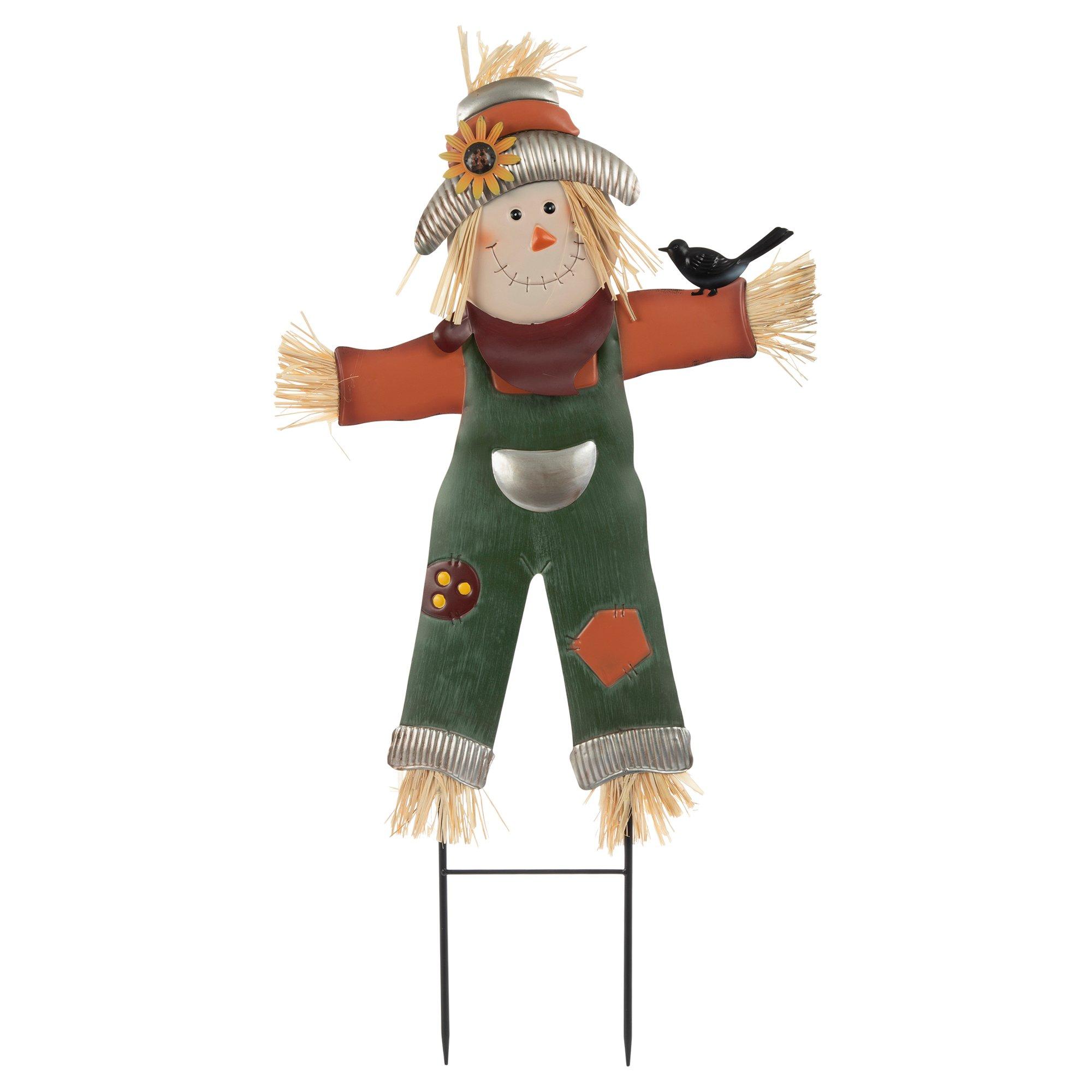 Scarecrow With Crow Metal Garden Stake Hobby Lobby 106030340