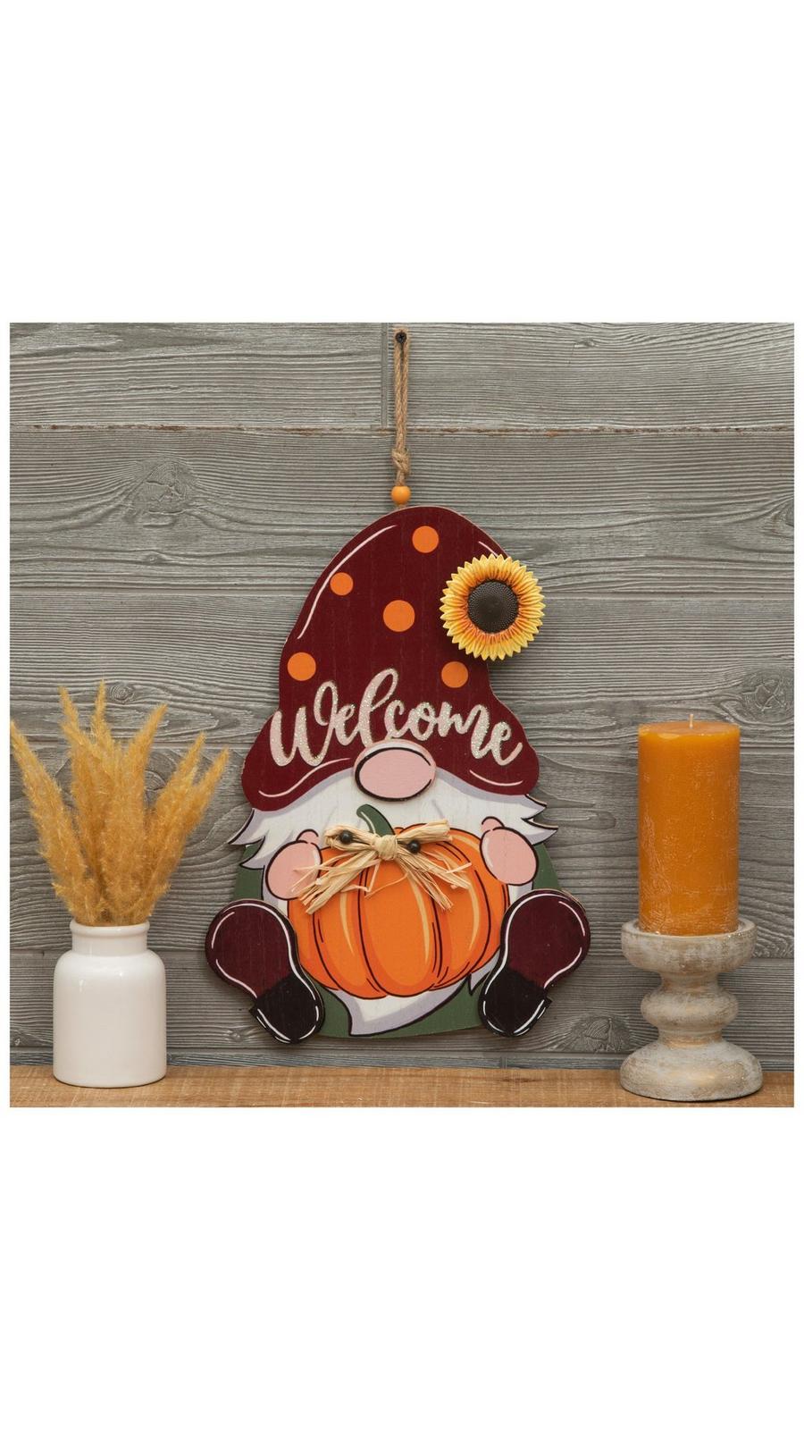 Welcome Gnome Wood Wall Decor | Hobby Lobby | 106031363
