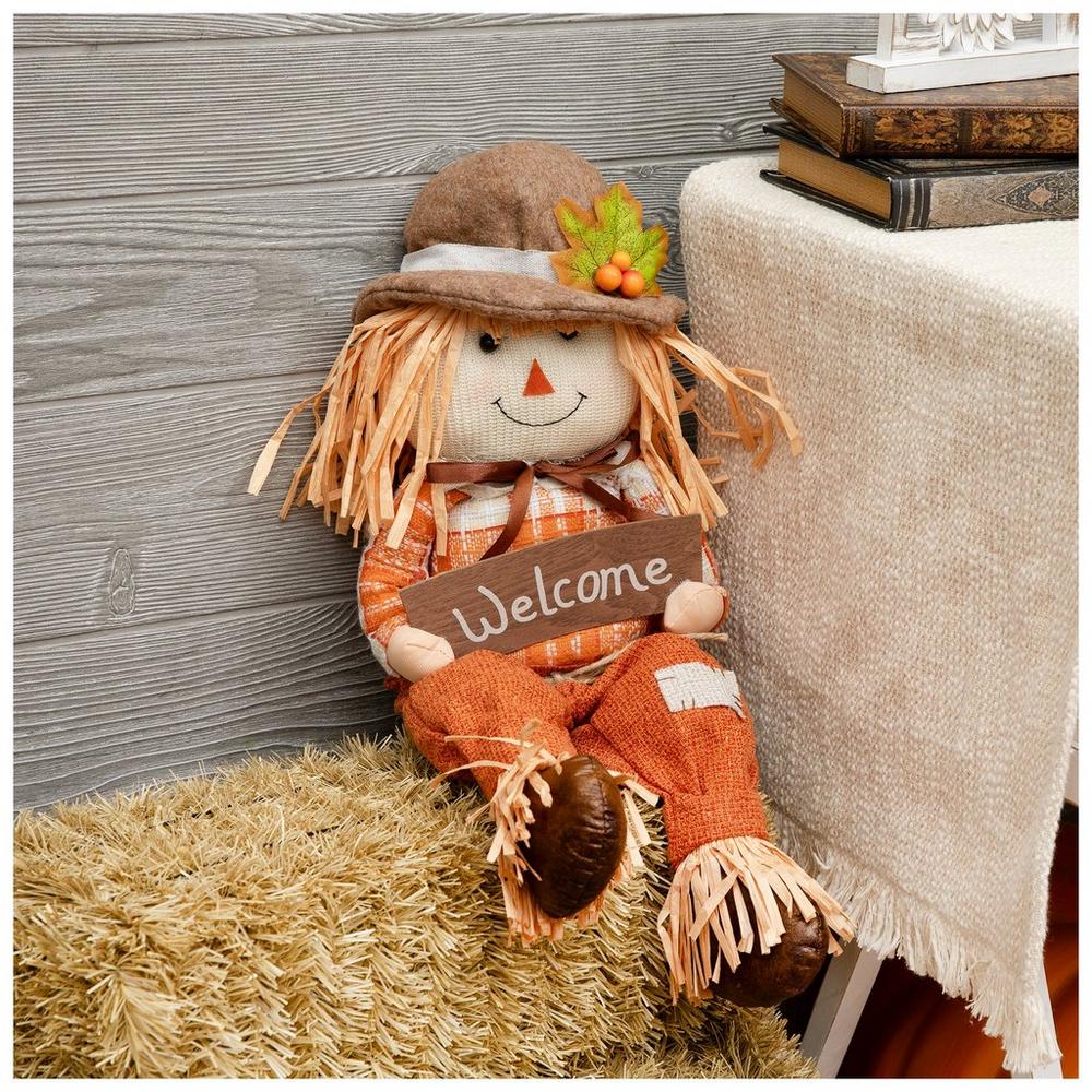 Welcome Scarecrow Shelf Sitter | Hobby Lobby | 106038897