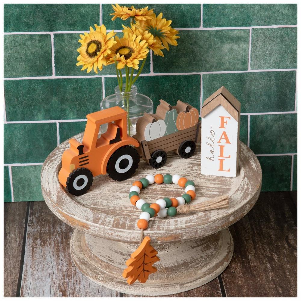 Hello Fall Tractor Wood Decor Set | Hobby Lobby | 106041982