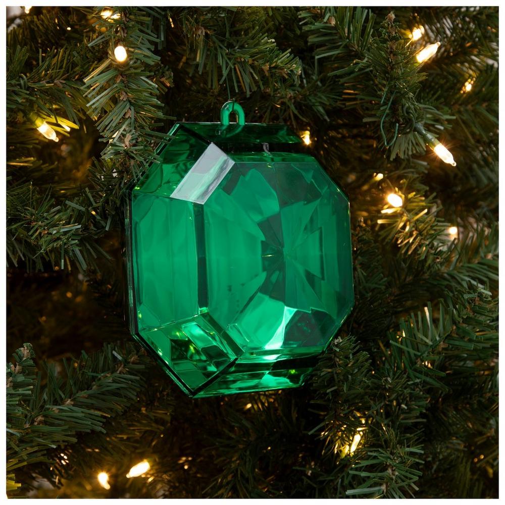 Square Faceted Gem Jumbo Ornament | Hobby Lobby | 106064687
