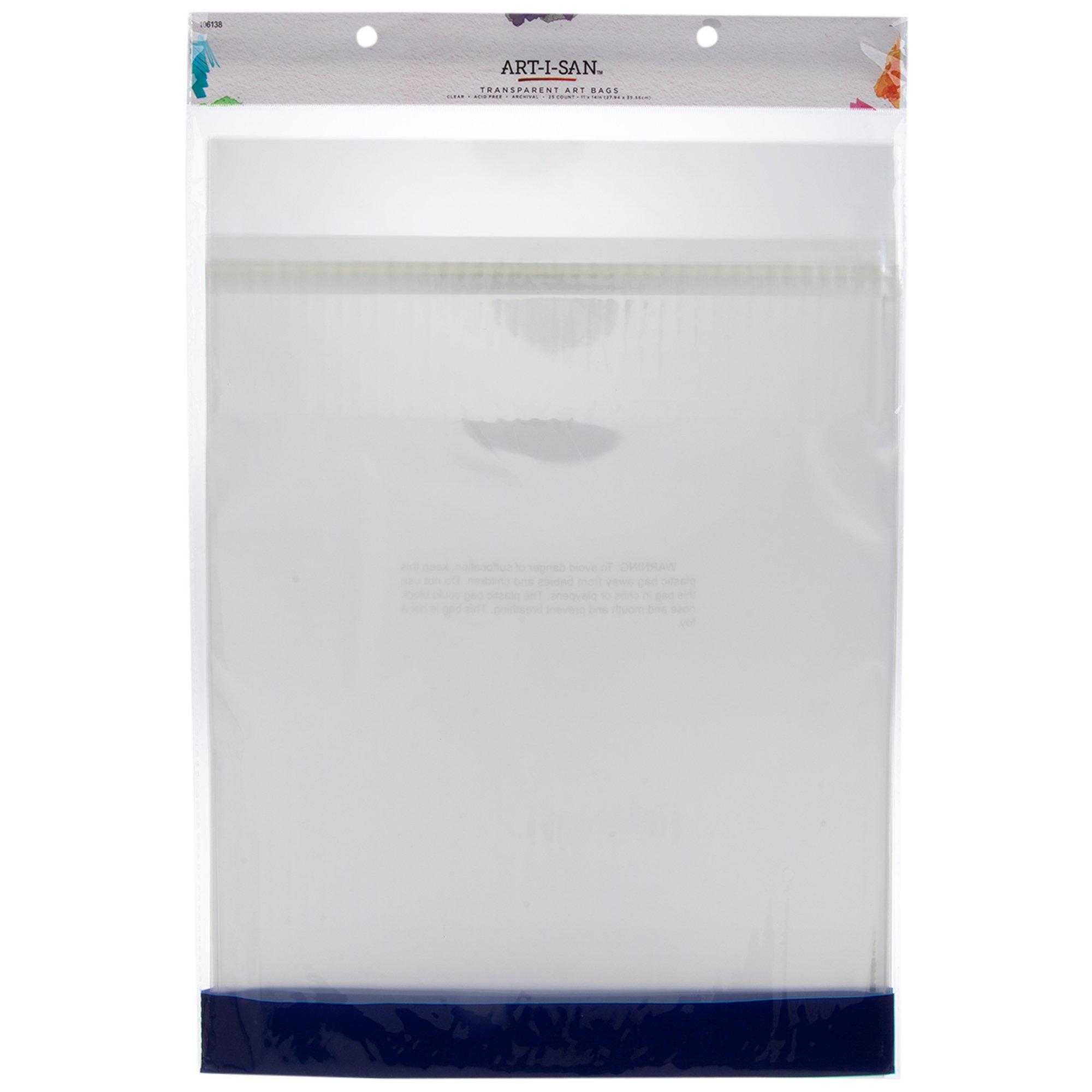 Art Photo Print Resealable Storage Bags - Clear Archival Polypropylene