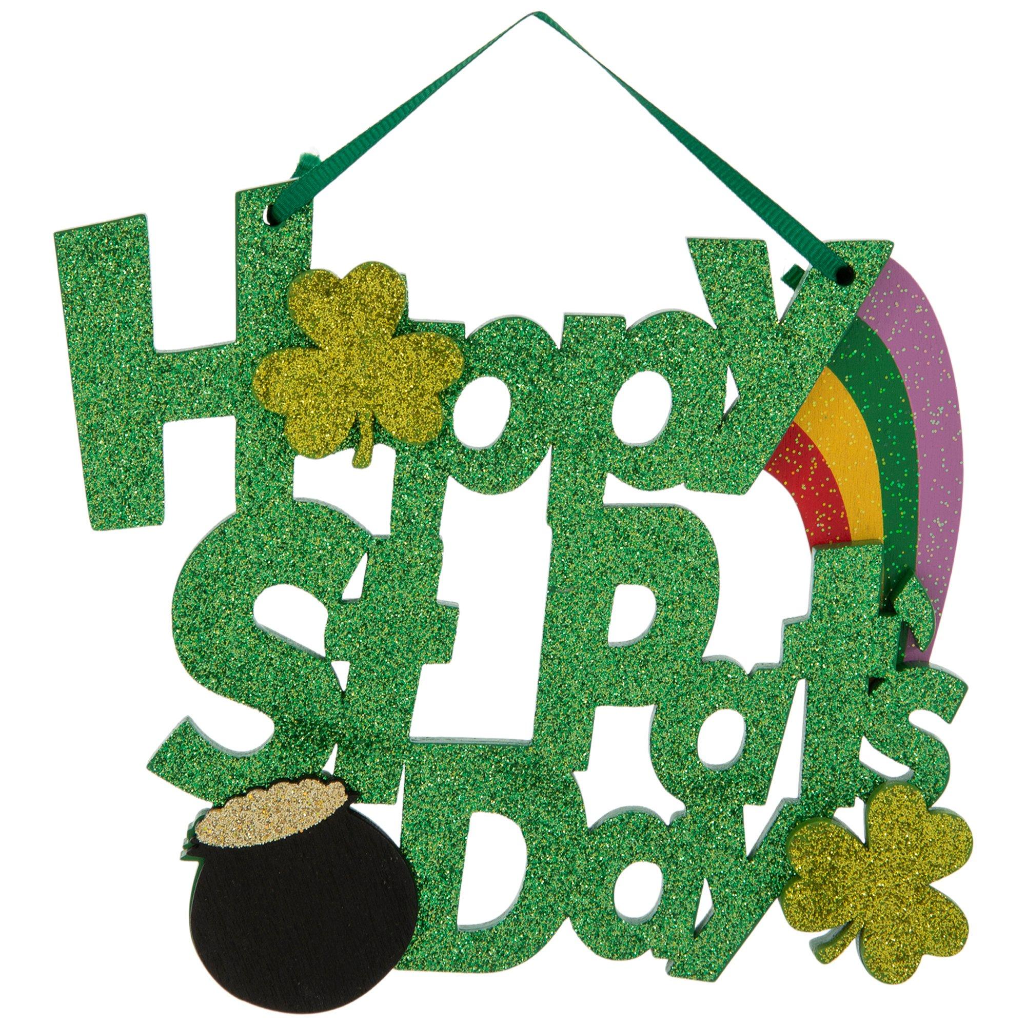 Happy St Pat S Day Glittery Ornament Hobby Lobby 106284400