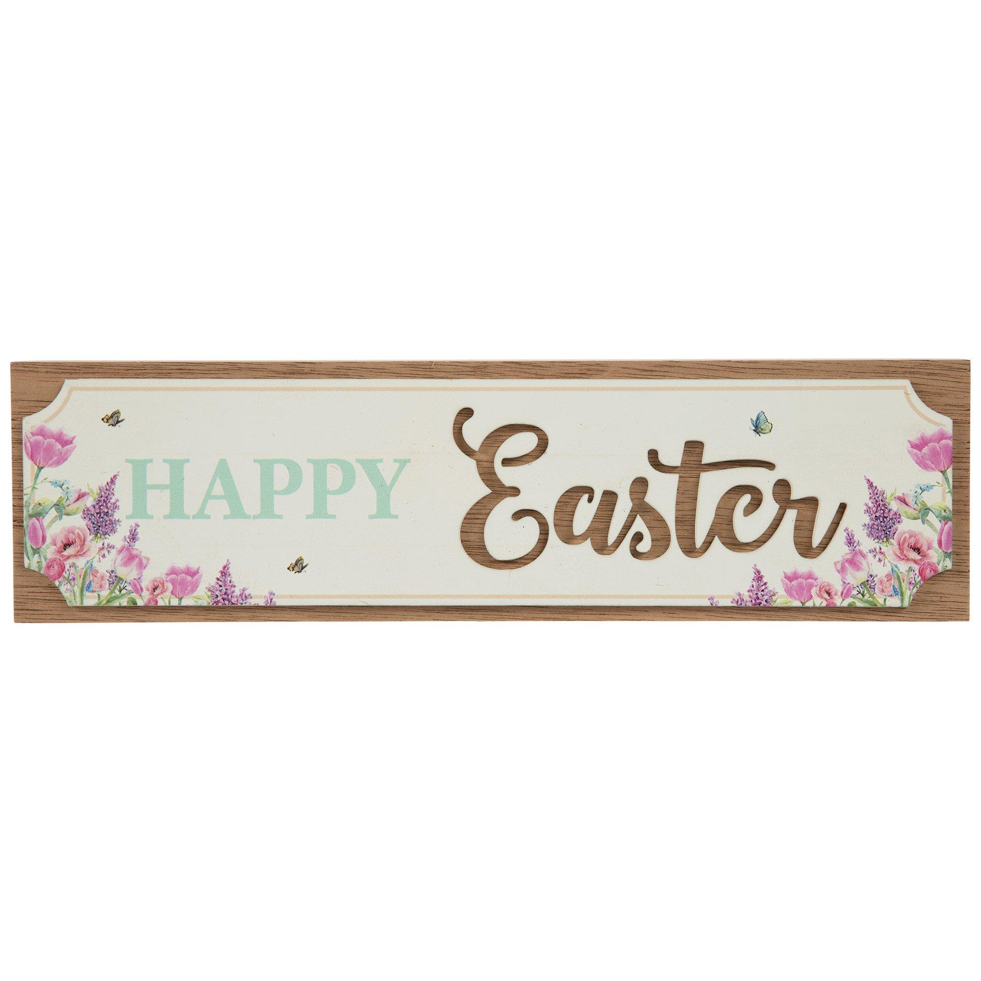 Hello Spring Wooden Block Sign - 5x5 Inch Spring Home Decor For Desk, Table, Or Shelf