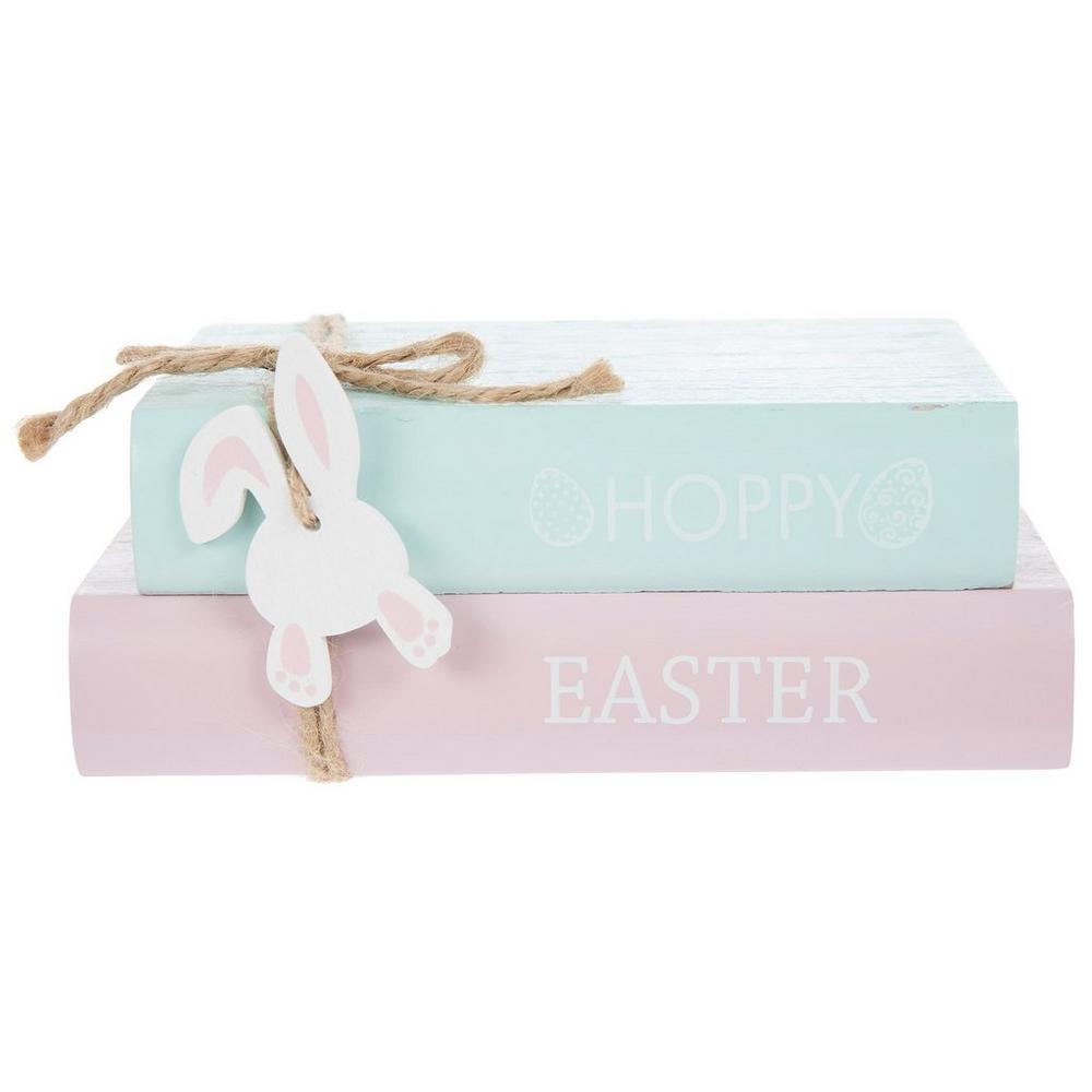 Hoppy Easter Stacked Book Wood Decor | Hobby Lobby | 106296008