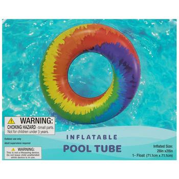Tie-Dye Inflatable Pool Tube