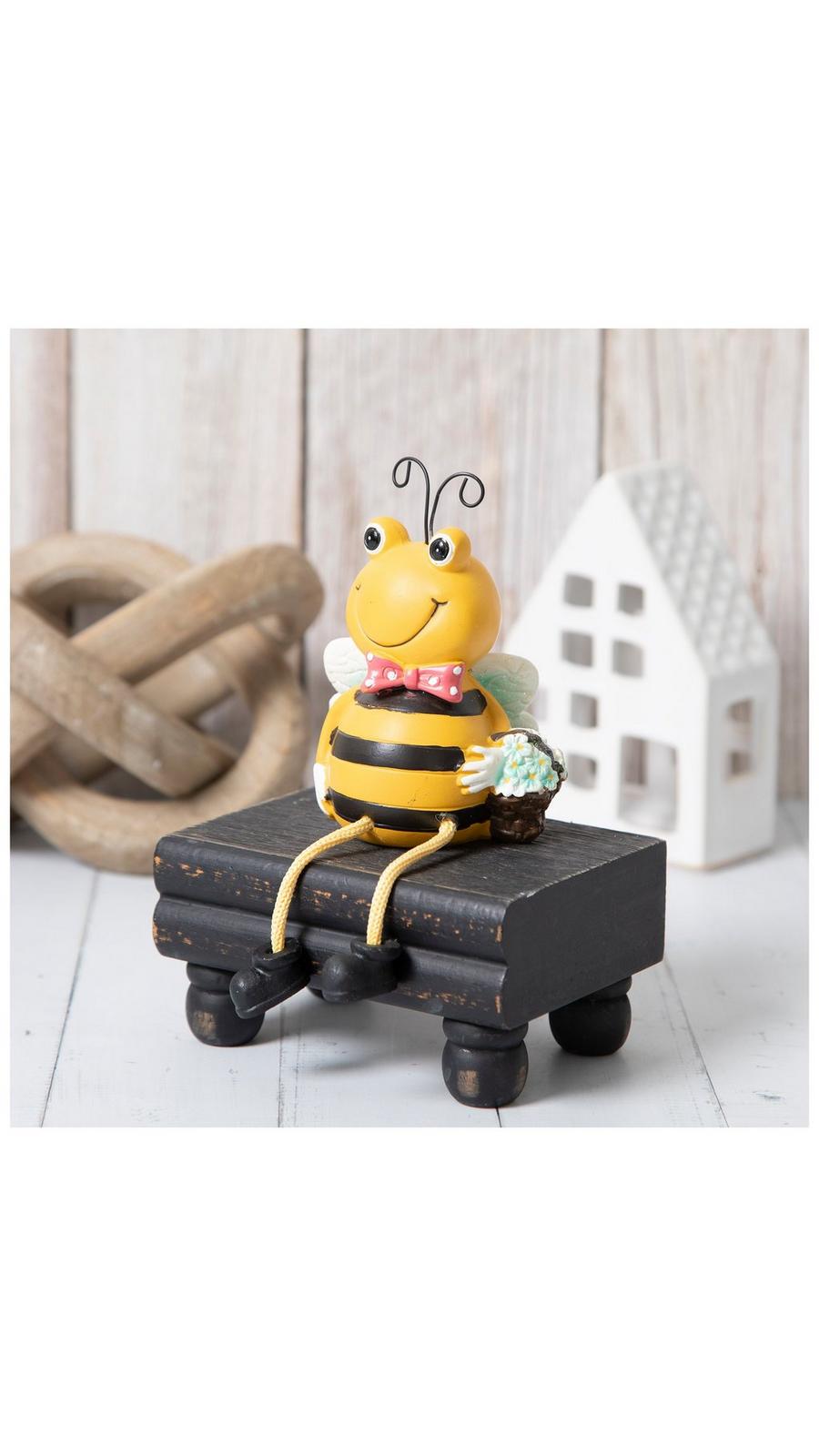 Bee Wearing Pink Bowtie Shelf Sitter | Hobby Lobby | 106304125