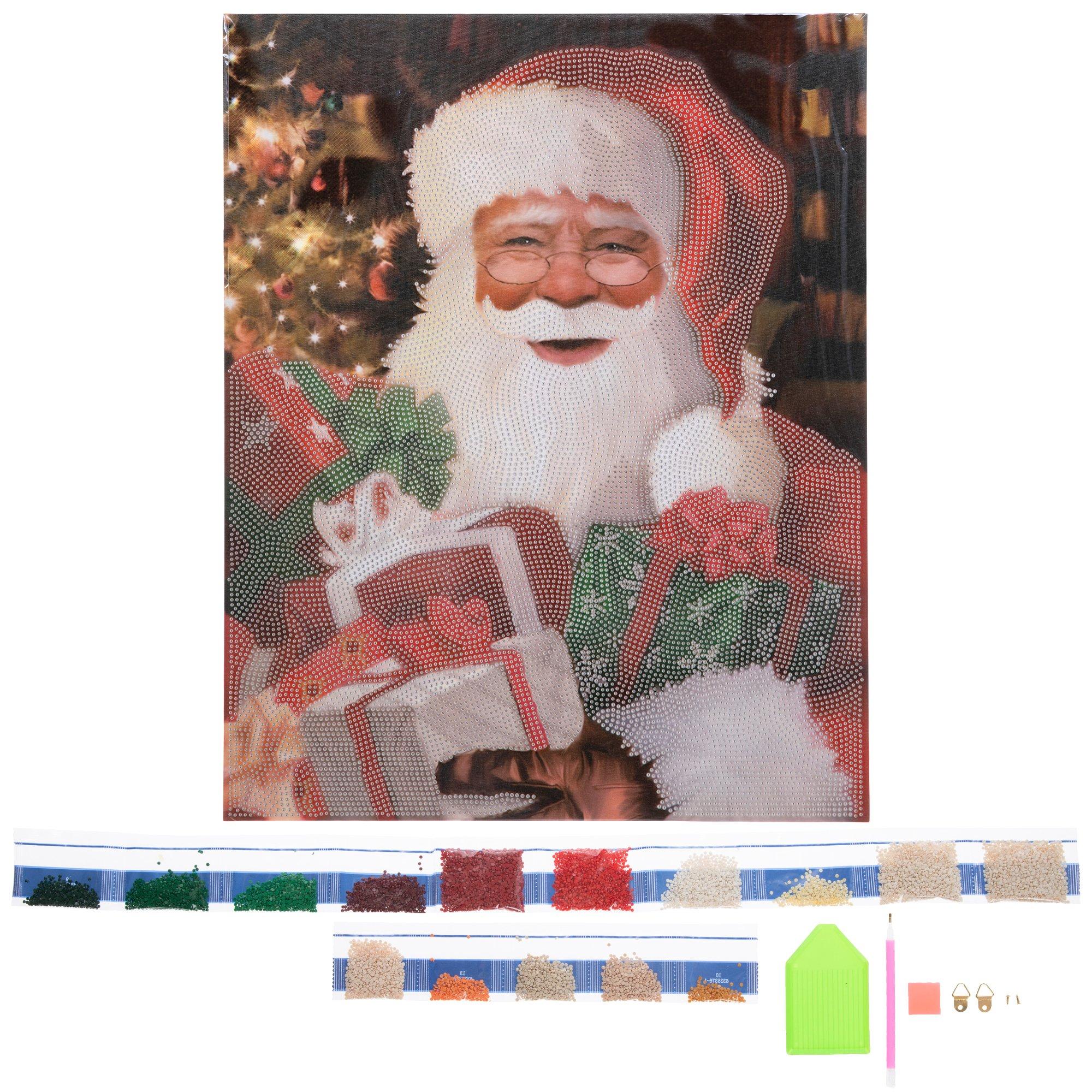 Santa In Glasses Diamond Painting Kit | Hobby Lobby | 106335376