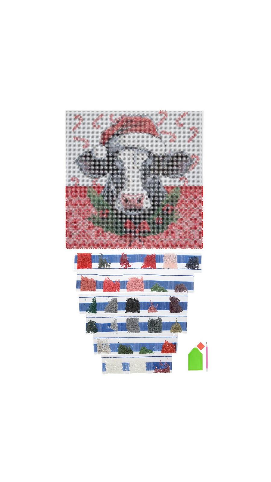 Christmas Cow Diamond Art Kit | Hobby Lobby | 106335434