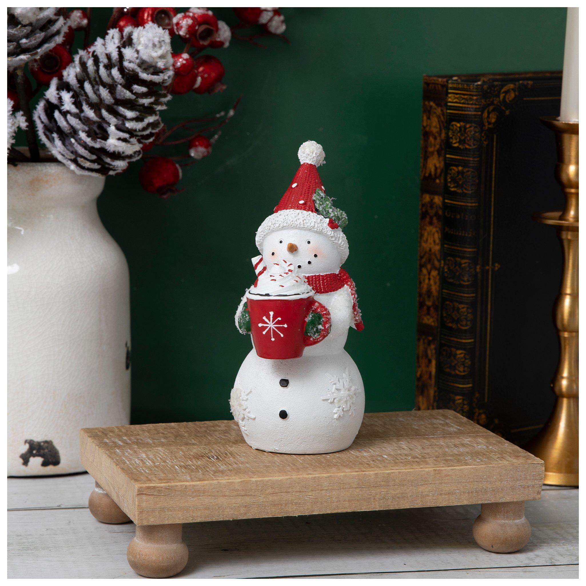 Snowman Holding Hot Cocoa Mug | Hobby Lobby | 106344329