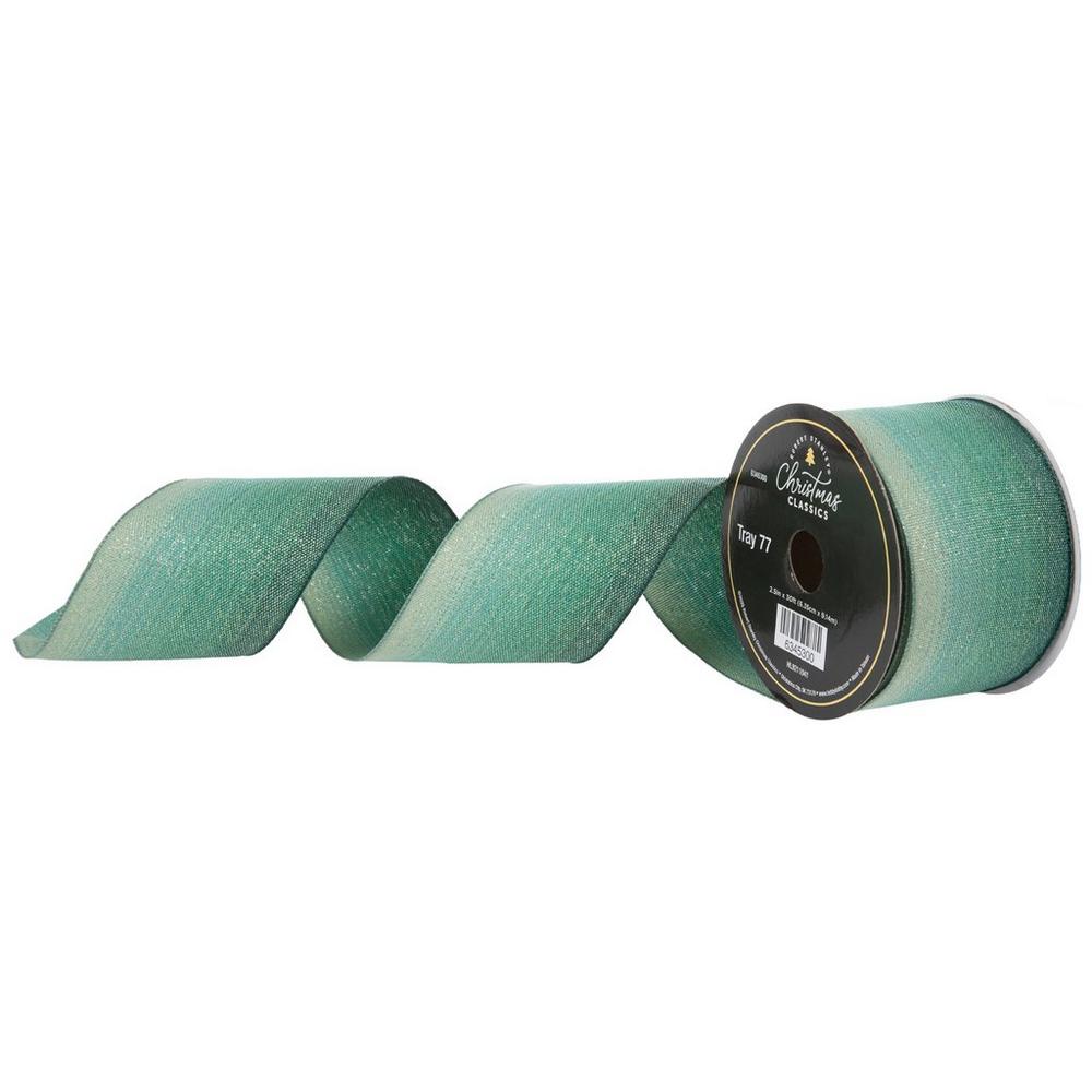 Light Green Shimmering Wired Edge Ribbon | Hobby Lobby | 106345300