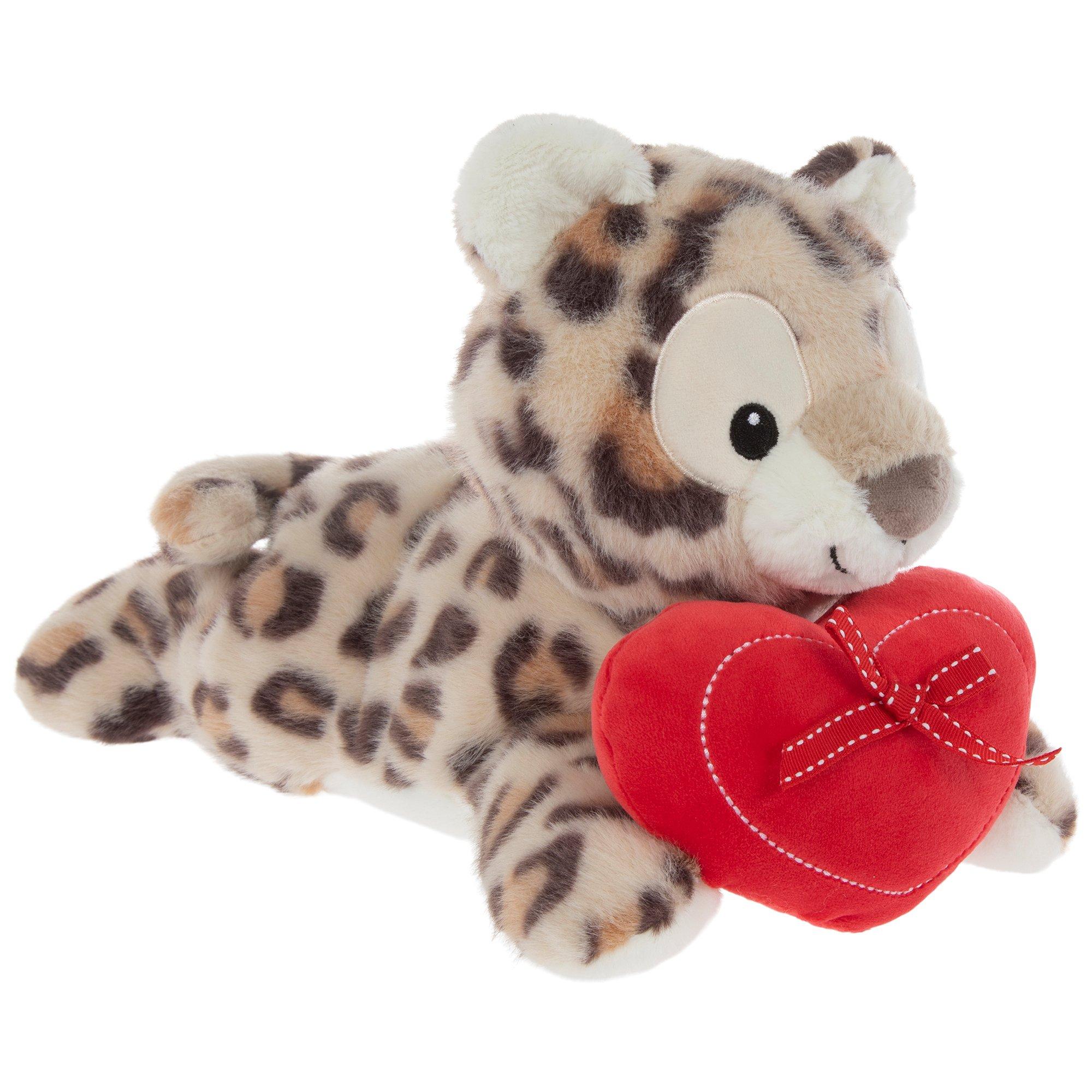 Cheetah With Heart Weighted Plush | Hobby Lobby | 106348387