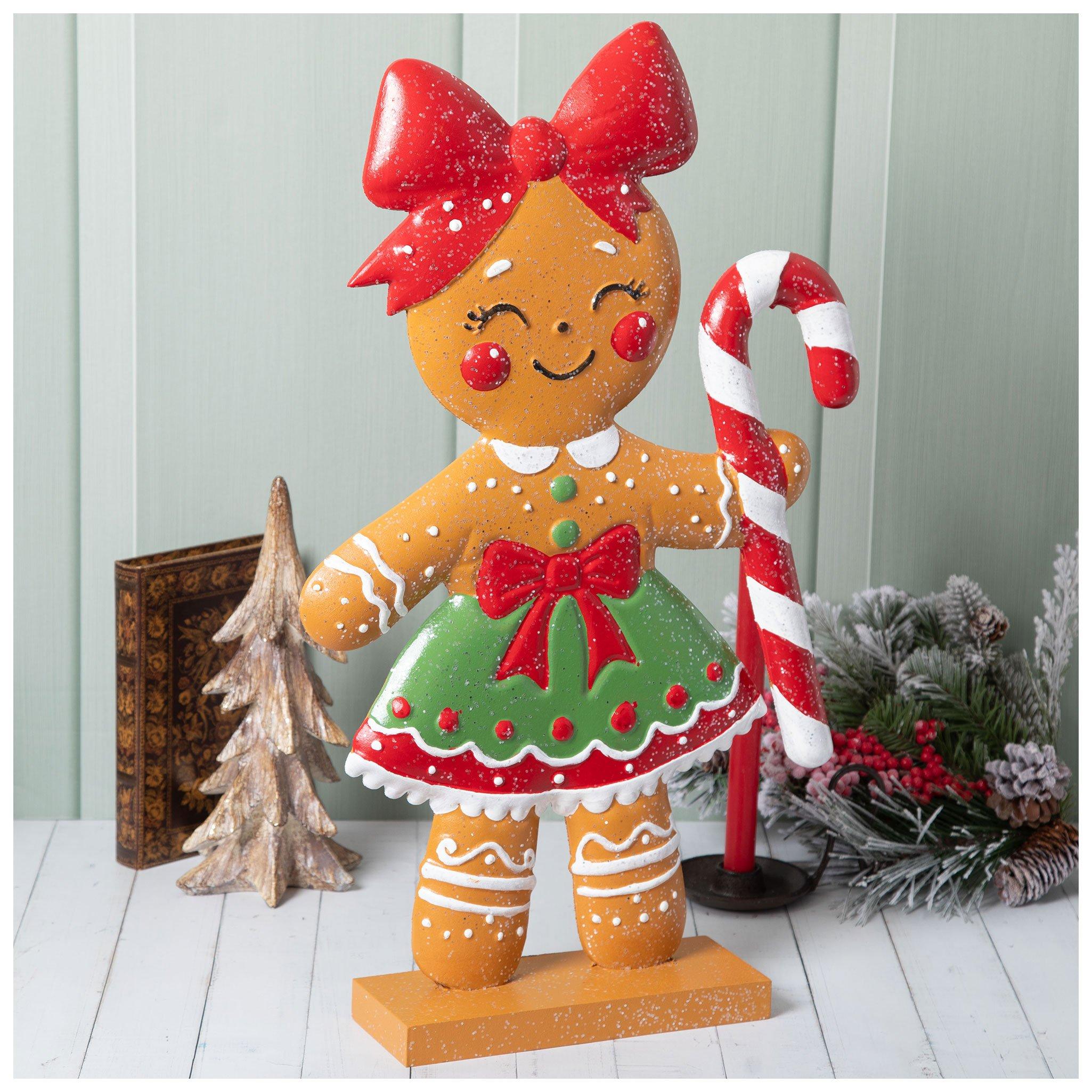 Gingerbread Wearing Bow Jumbo Decor | Hobby Lobby | 106356182
