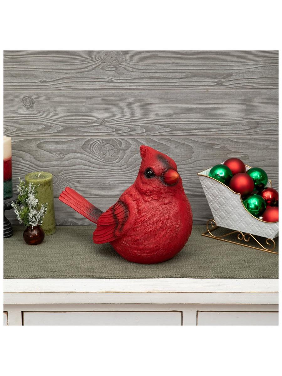 Large Cardinal Figurine With Tail Facing Right | Hobby Lobby