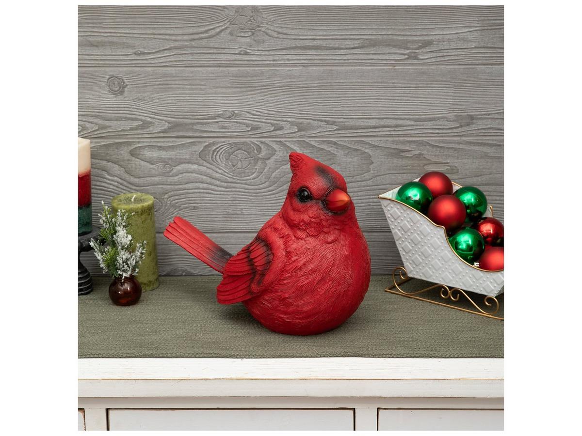 Large Cardinal Figurine With Tail Facing Right | Hobby Lobby