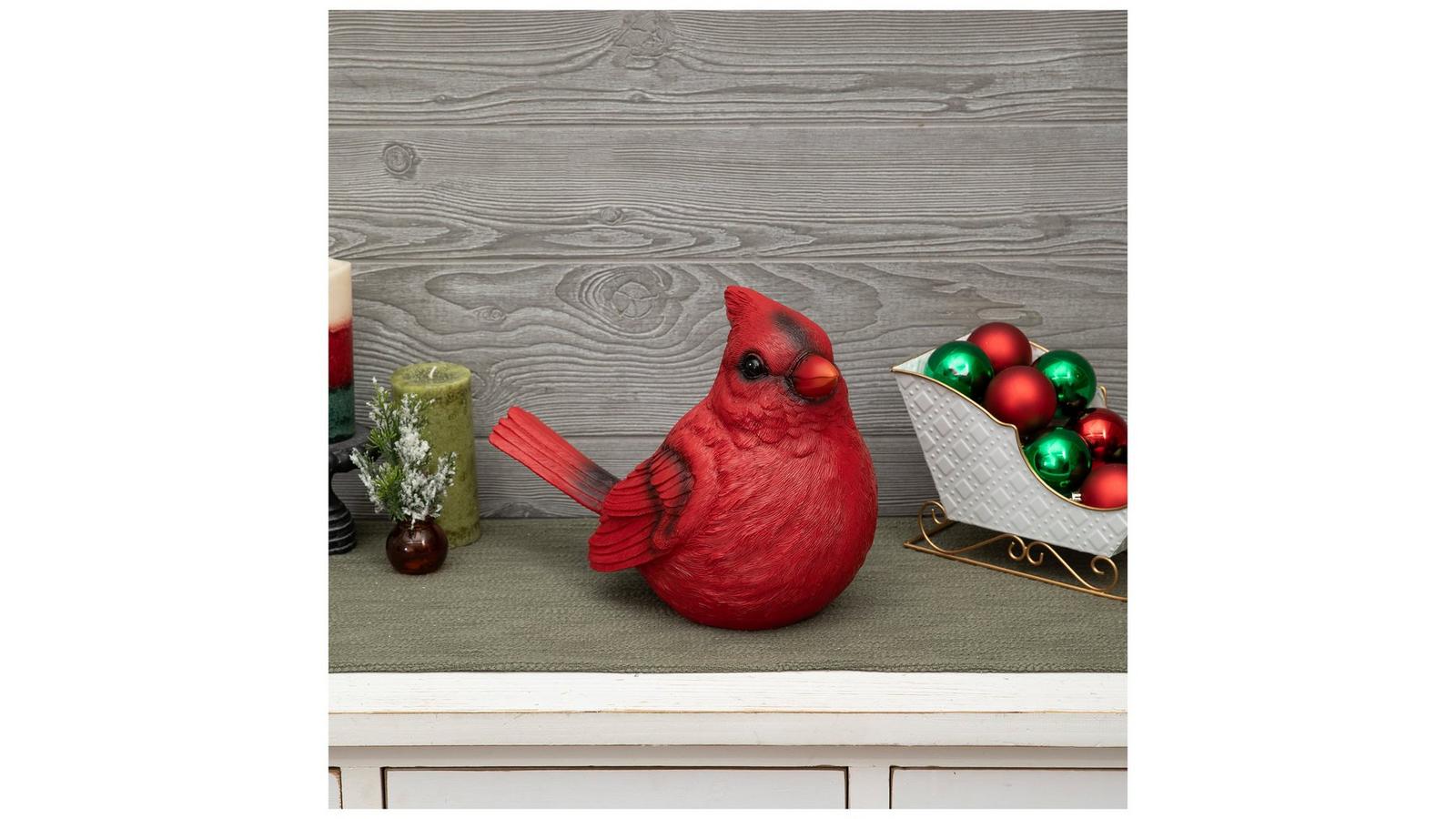 Large Cardinal Figurine With Tail Facing Right | Hobby Lobby