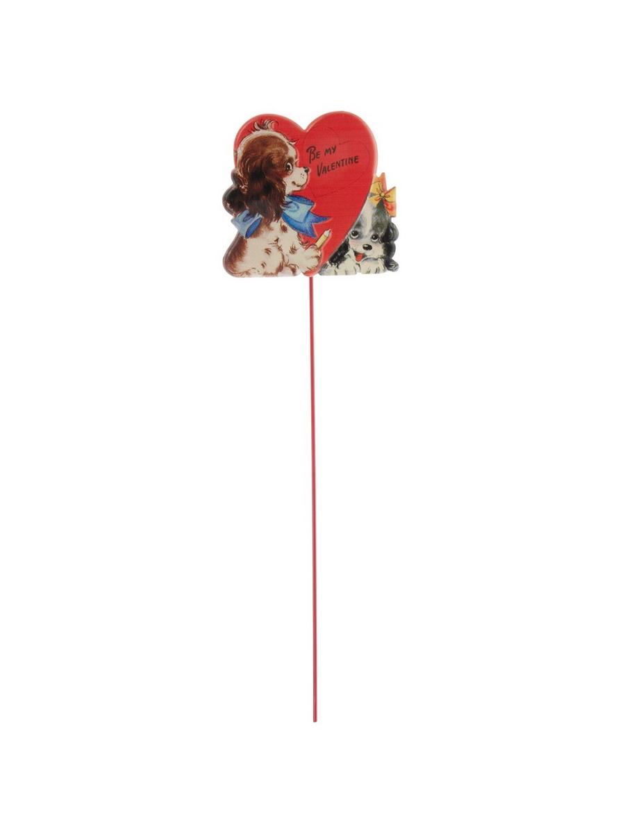 Dog Be My Valentine Metal Pick | Hobby Lobby | 106364350