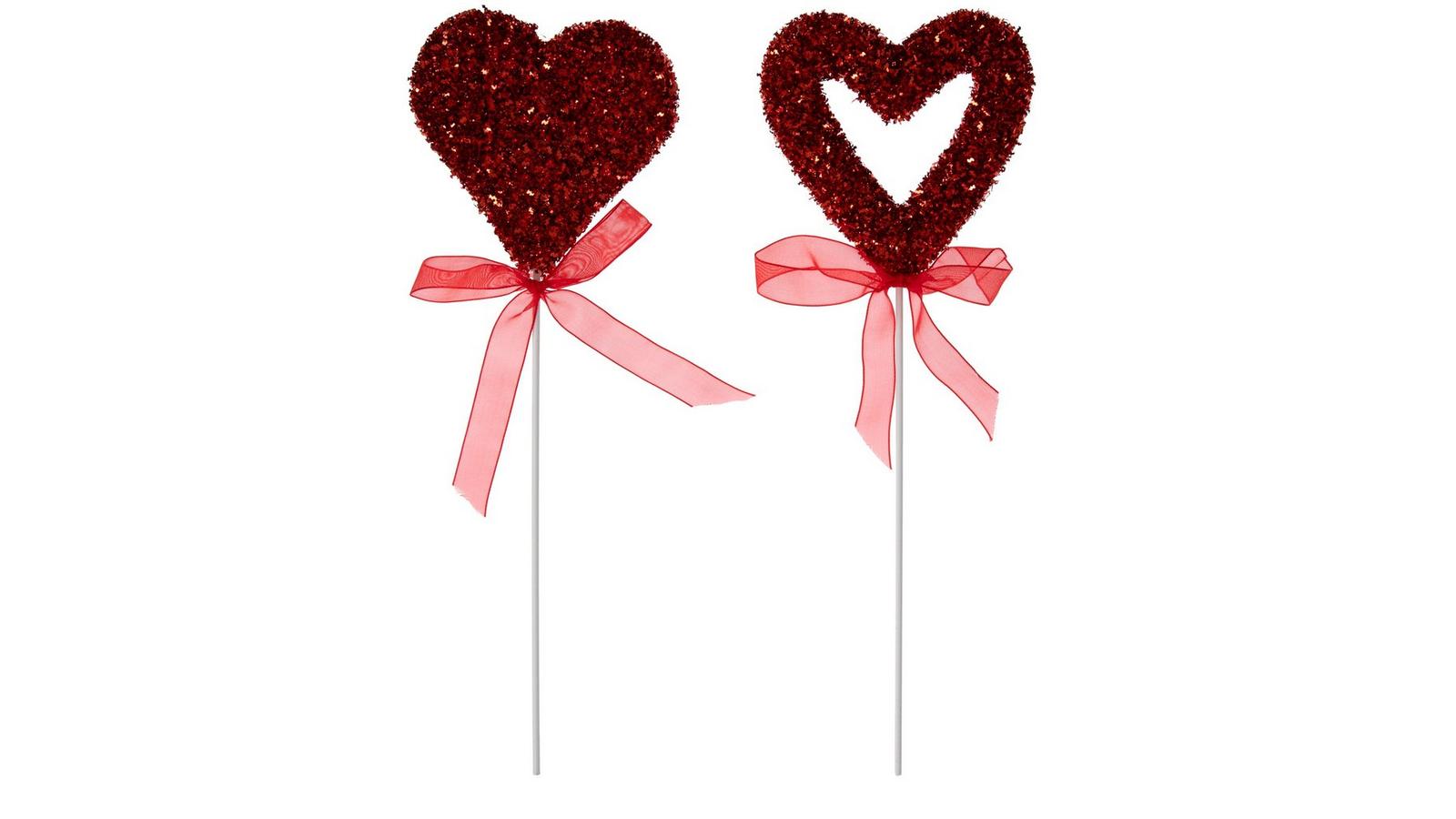 Tinsel Heart Picks | Hobby Lobby | 106364368