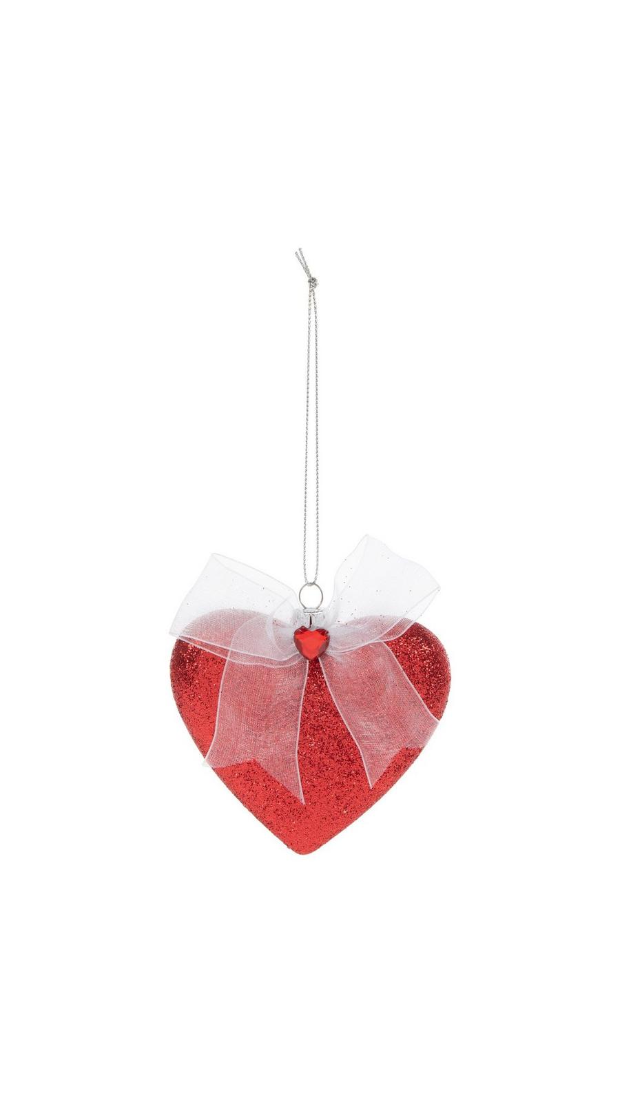 Glitter Heart Ornaments | Hobby Lobby | 106365217