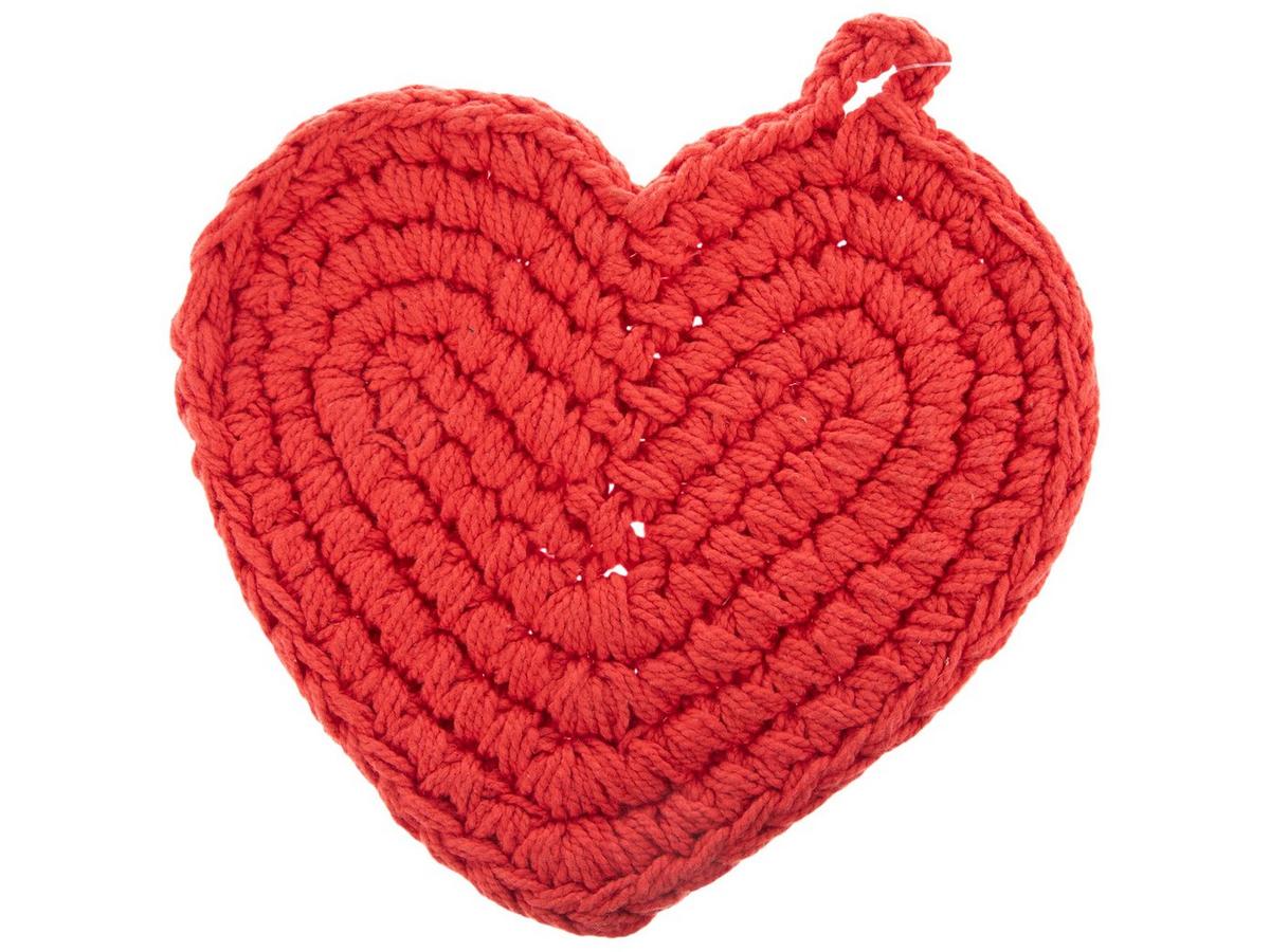 Crocheted Heart Pot Holder | Hobby Lobby | 106366553