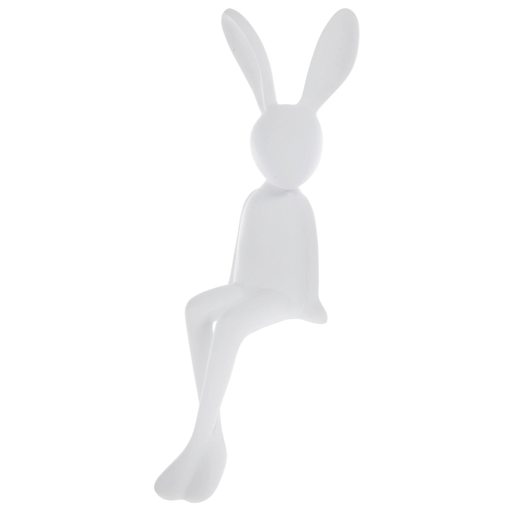 White Modern Rabbit Figurine Shelf Sitter | Hobby Lobby | 106371876