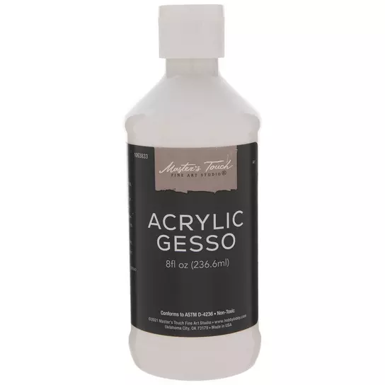 Daily ART Gesso acrilico bianco base acqua, 500 ml, per tela