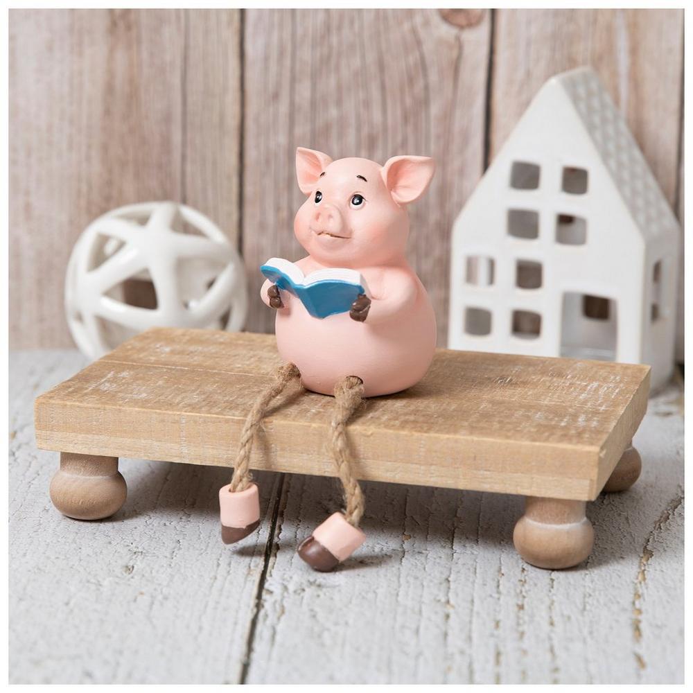 Reading Pig Shelf Sitter | Hobby Lobby | 106389134