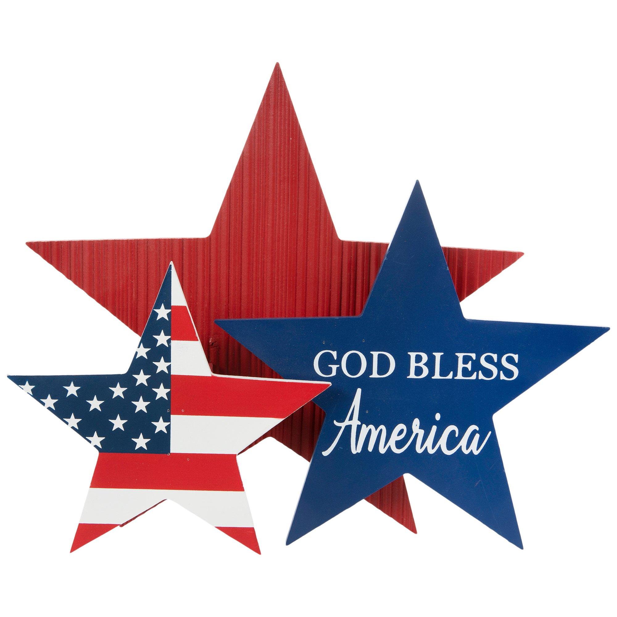 God Bless America Beaded Wood Wall Decor | Hobby Lobby | 206404461