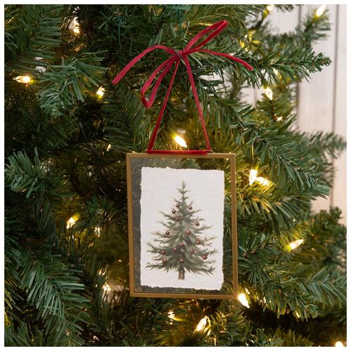 Christmas Tree Framed Ornament