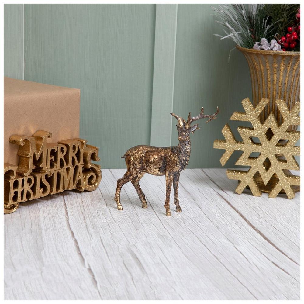 Antique Bronze Reindeer Looking Left | Hobby Lobby | 106431282