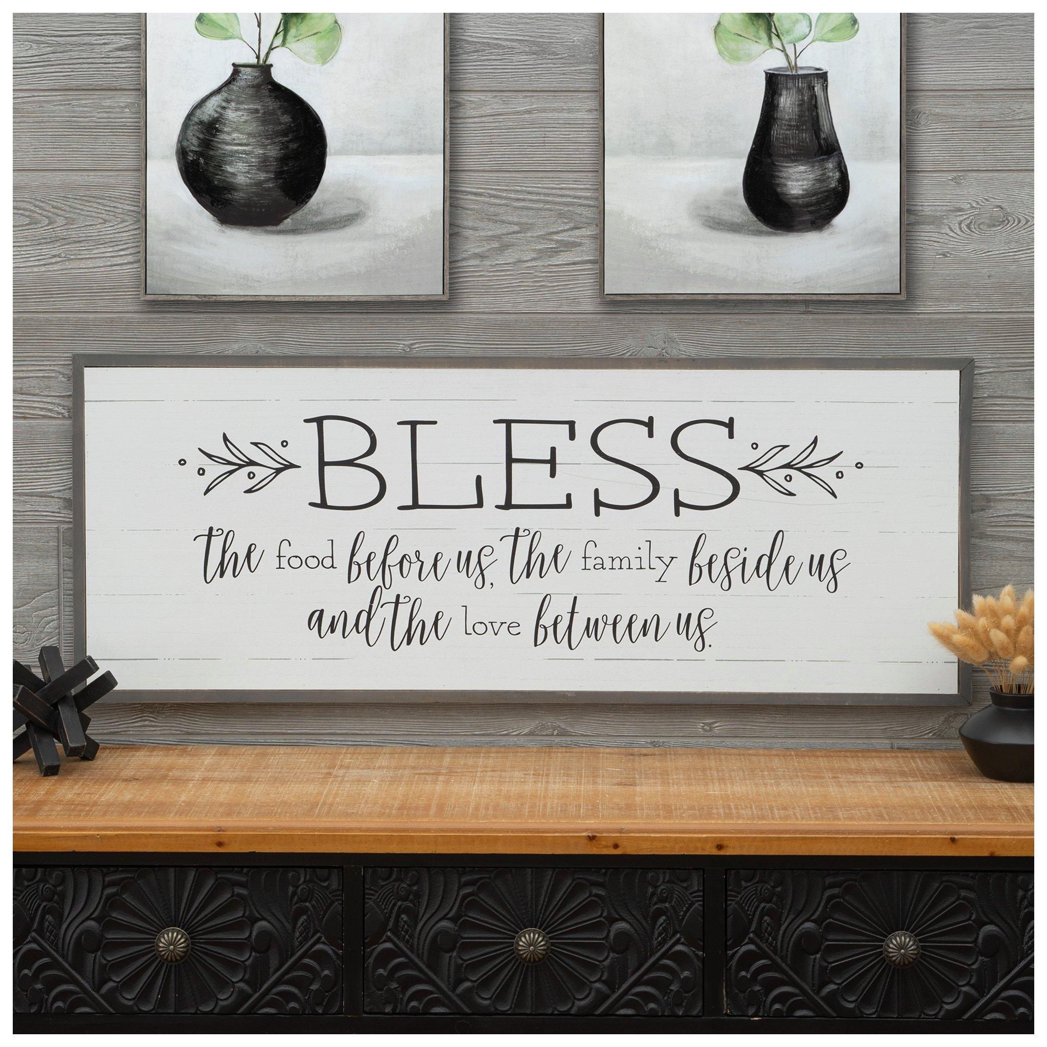 Bless The Food Before Us Wood Wall Decor | Hobby Lobby | 106666