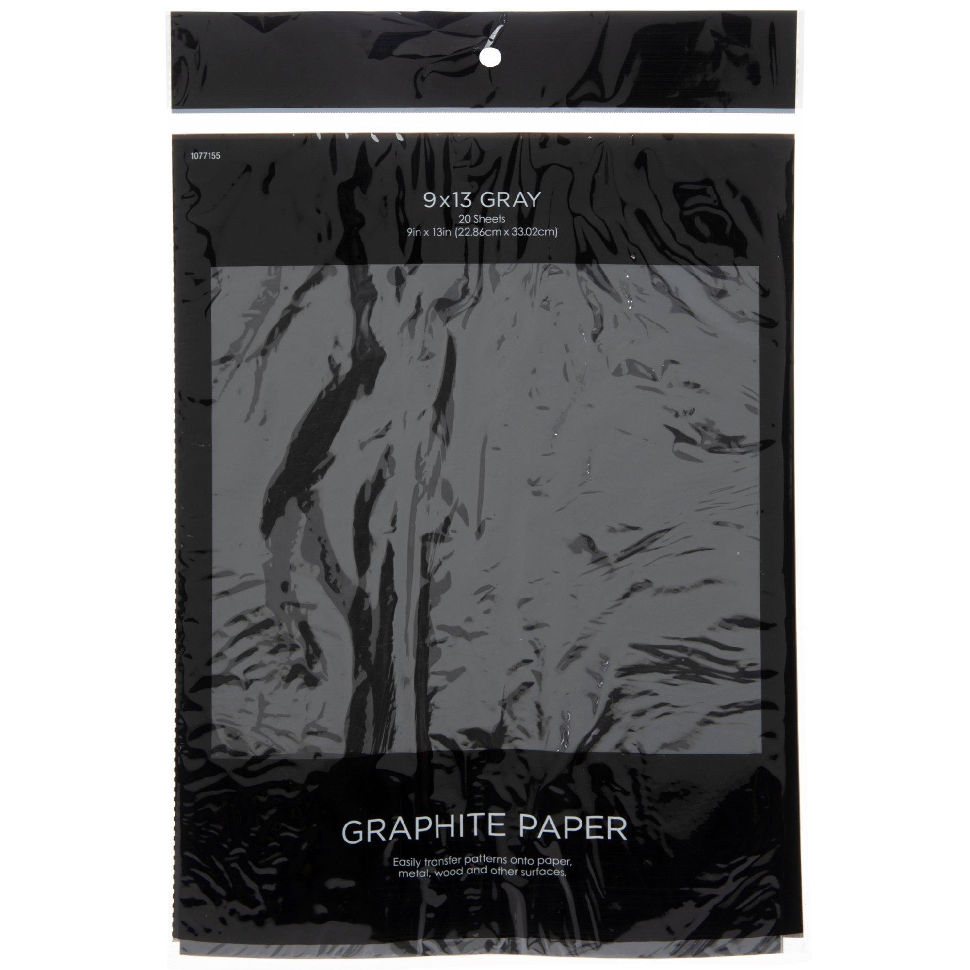 Graphite Transfer Paper, 20 x 36 - 5 Sheets - Black Waxed Paper –  MyArtscape