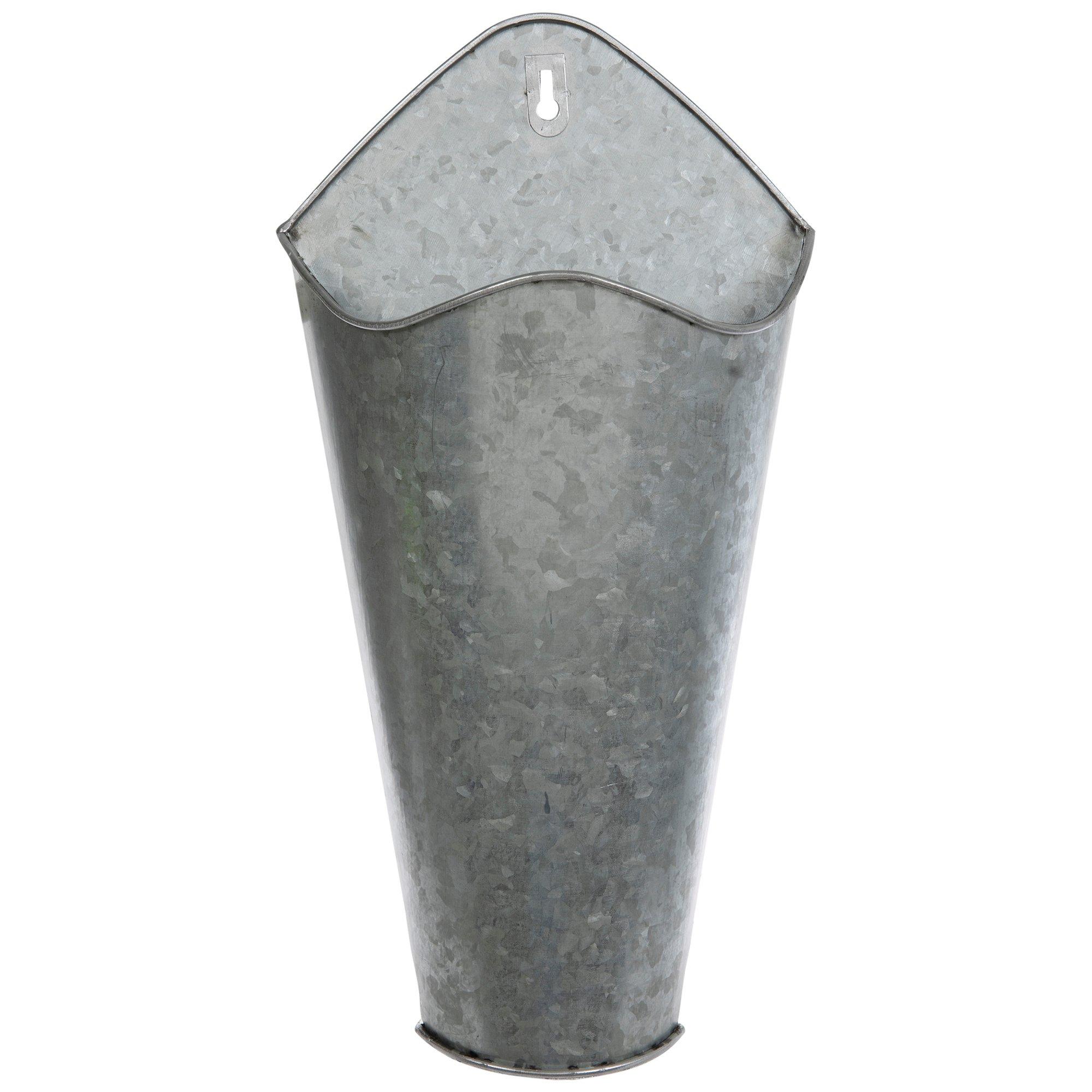 Galvanized Metal Wall Container view 1