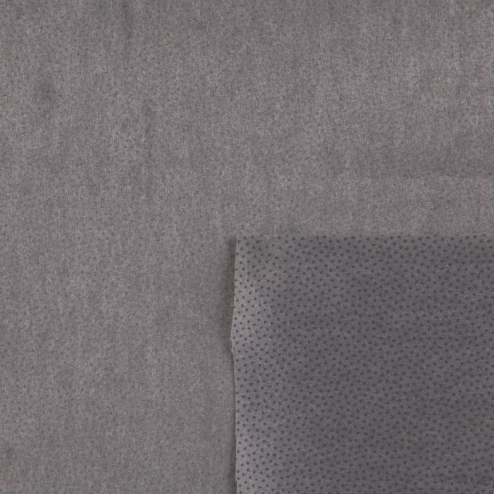 1 Yard Charcoal Gray Interfacing Non Woven 45g/sqm One Side Fusible  58-60Wide