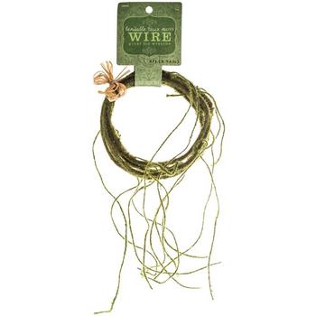 Green Faux Moss Bendable Vine Wire - 9'