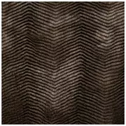 Black & Brown Striped Faux Fur Fabric