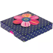 Pink Flower Polka Dot Gift Box
