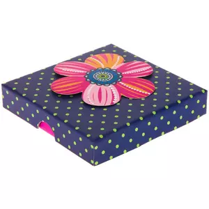 Pink Flower Polka Dot Gift Box