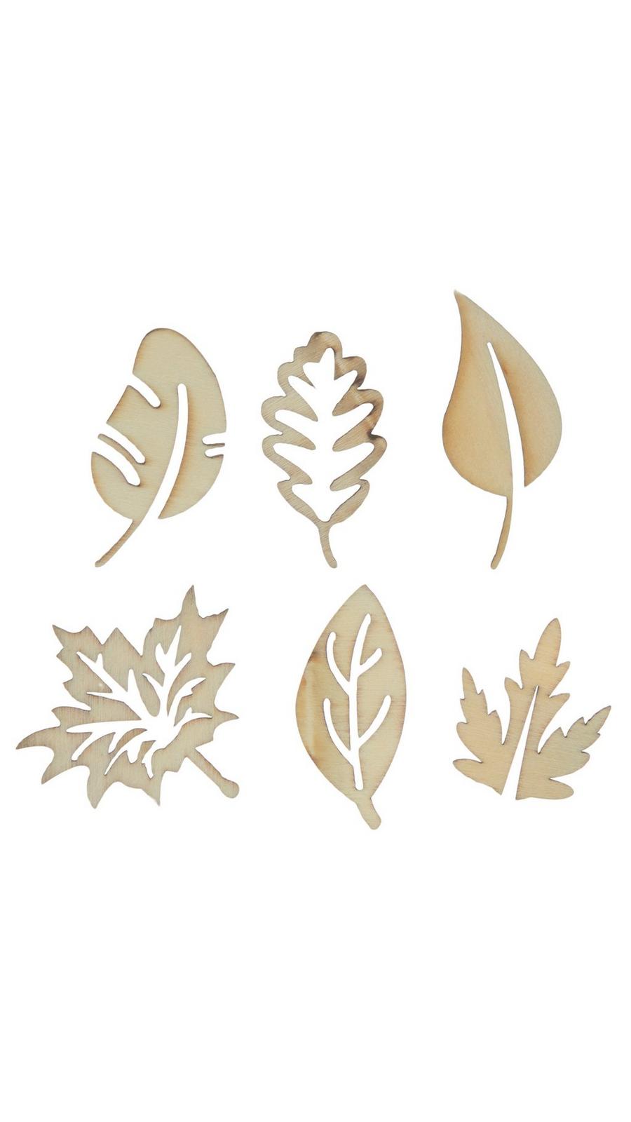 Leaf - Laser Cut Out Unfinished Wood Craft Shape LEF36 - The Wood Shape