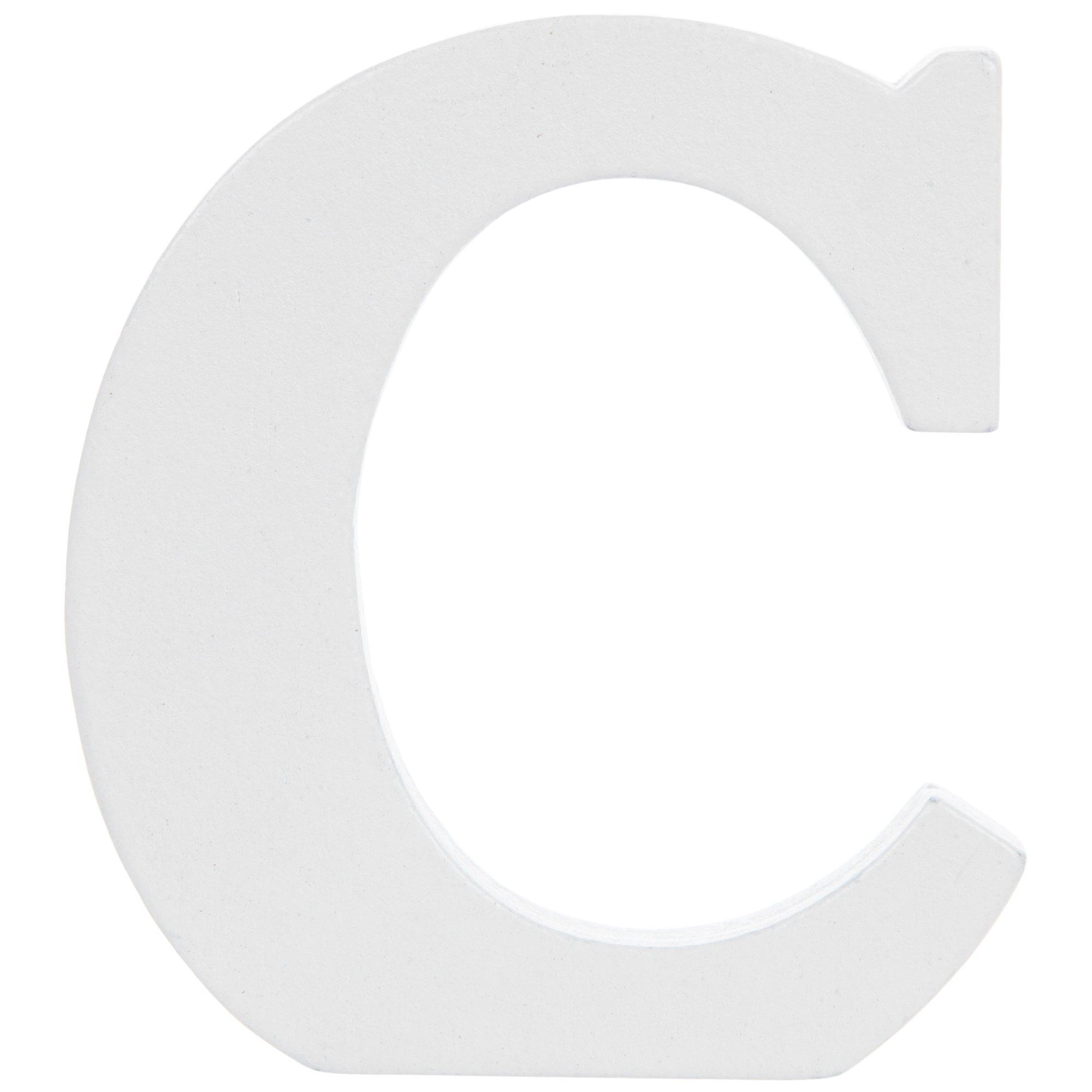White Wood Letter 3" Hobby Lobby 1097583