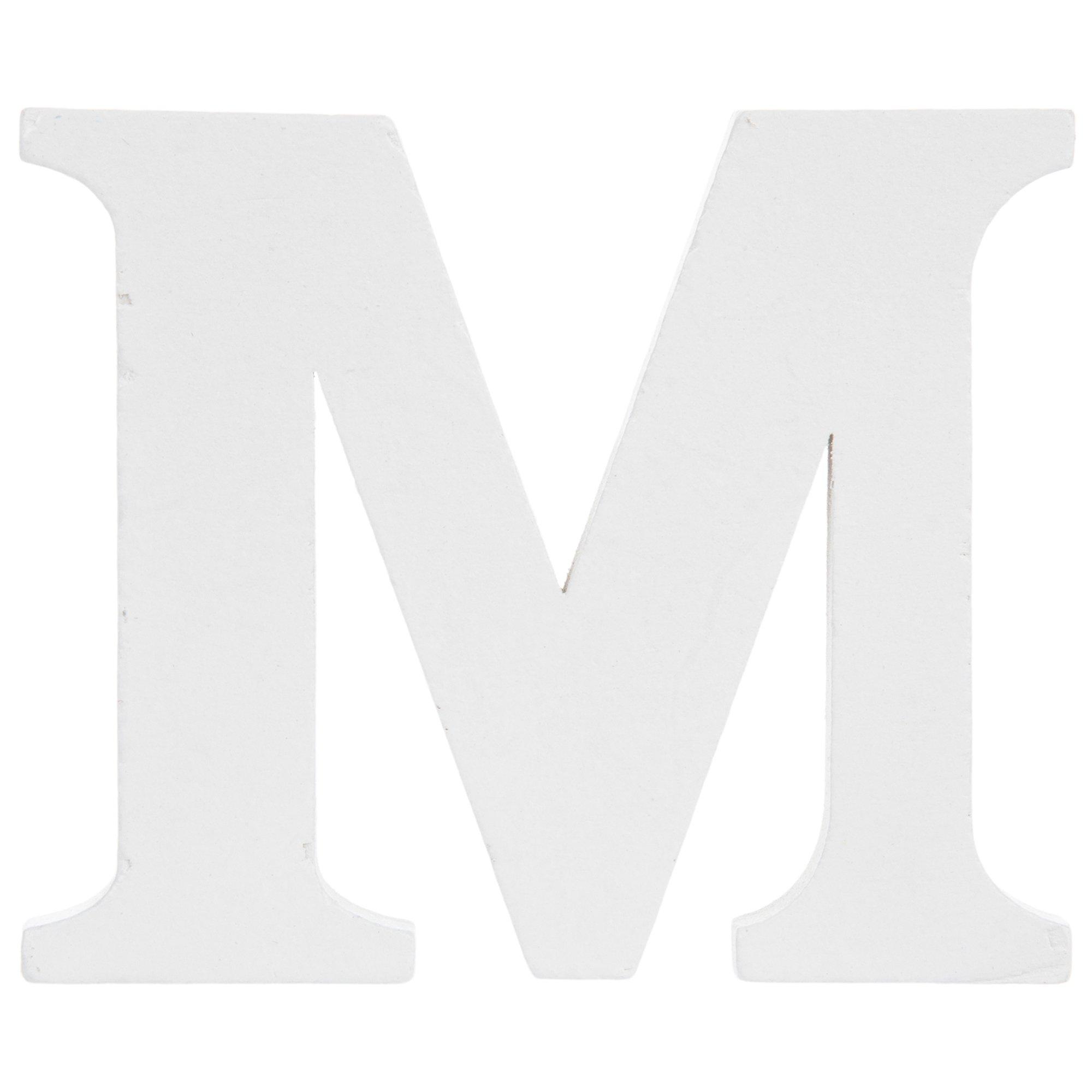 White Wood Letter 3" Hobby Lobby 1097740