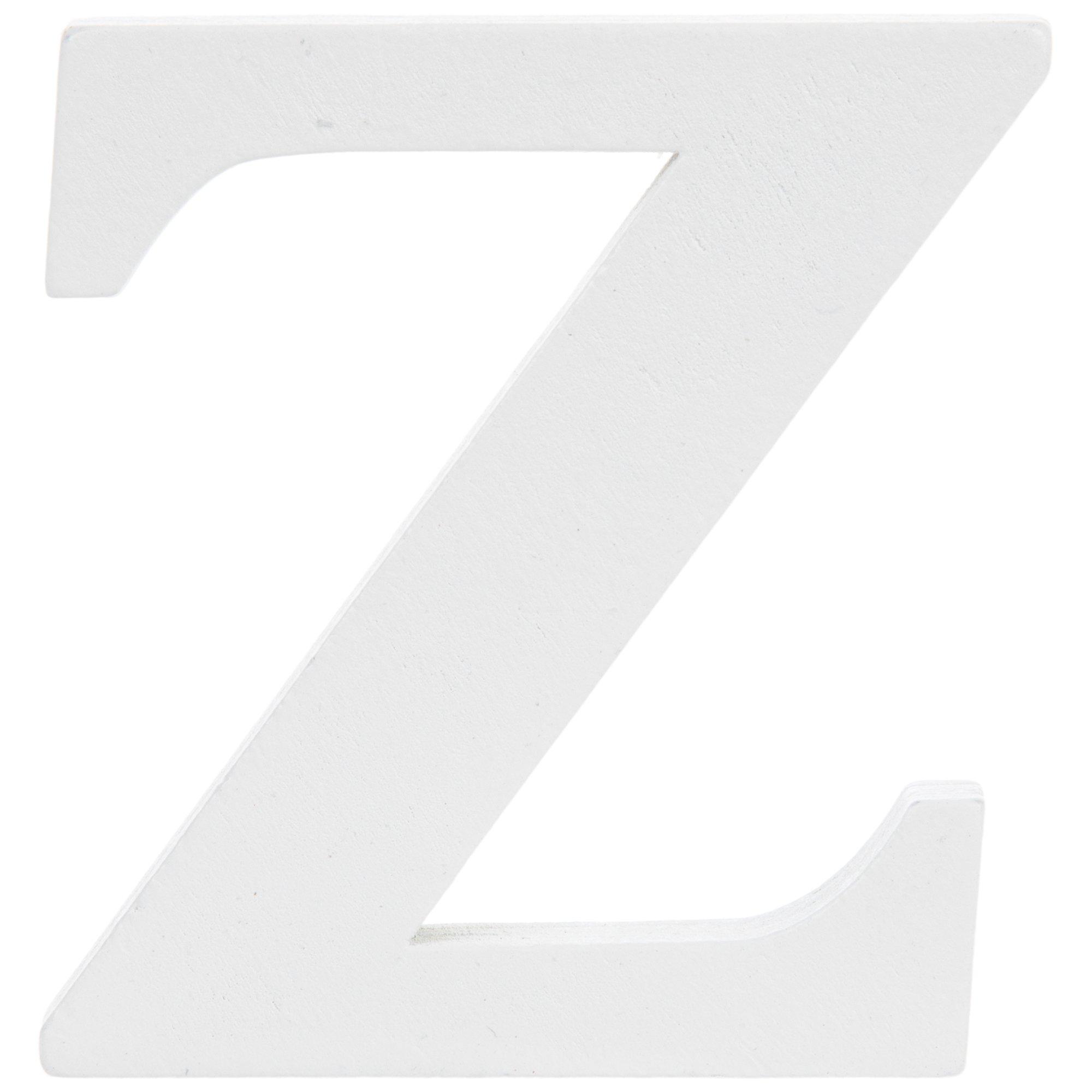 White Wood Letter - 3