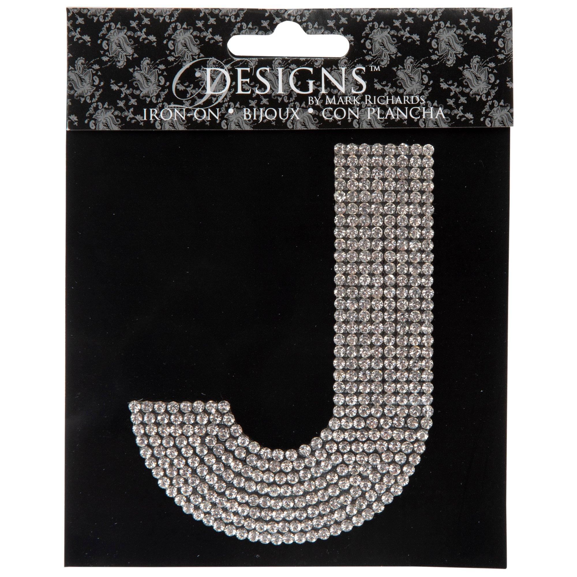 Rhinestone Letter IronOn Applique Hobby Lobby 1098409