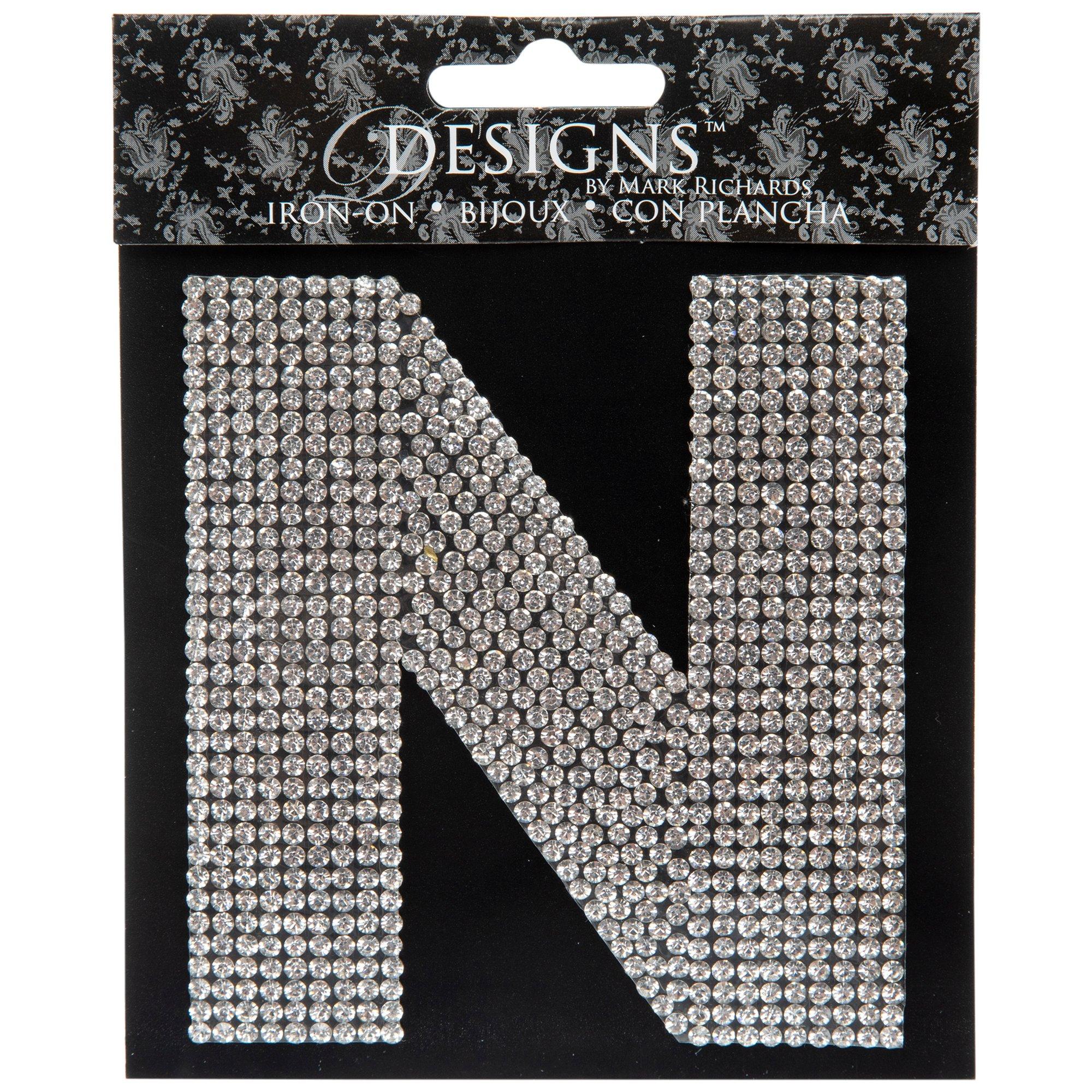 Rhinestone Letter IronOn Applique Hobby Lobby 1098441