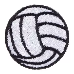 Volleyball Iron-On Patches